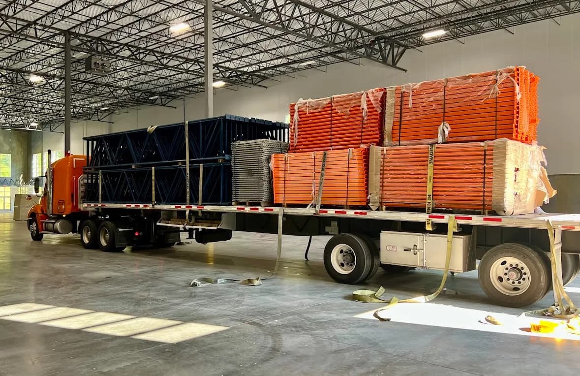 Warehouse Moving Background