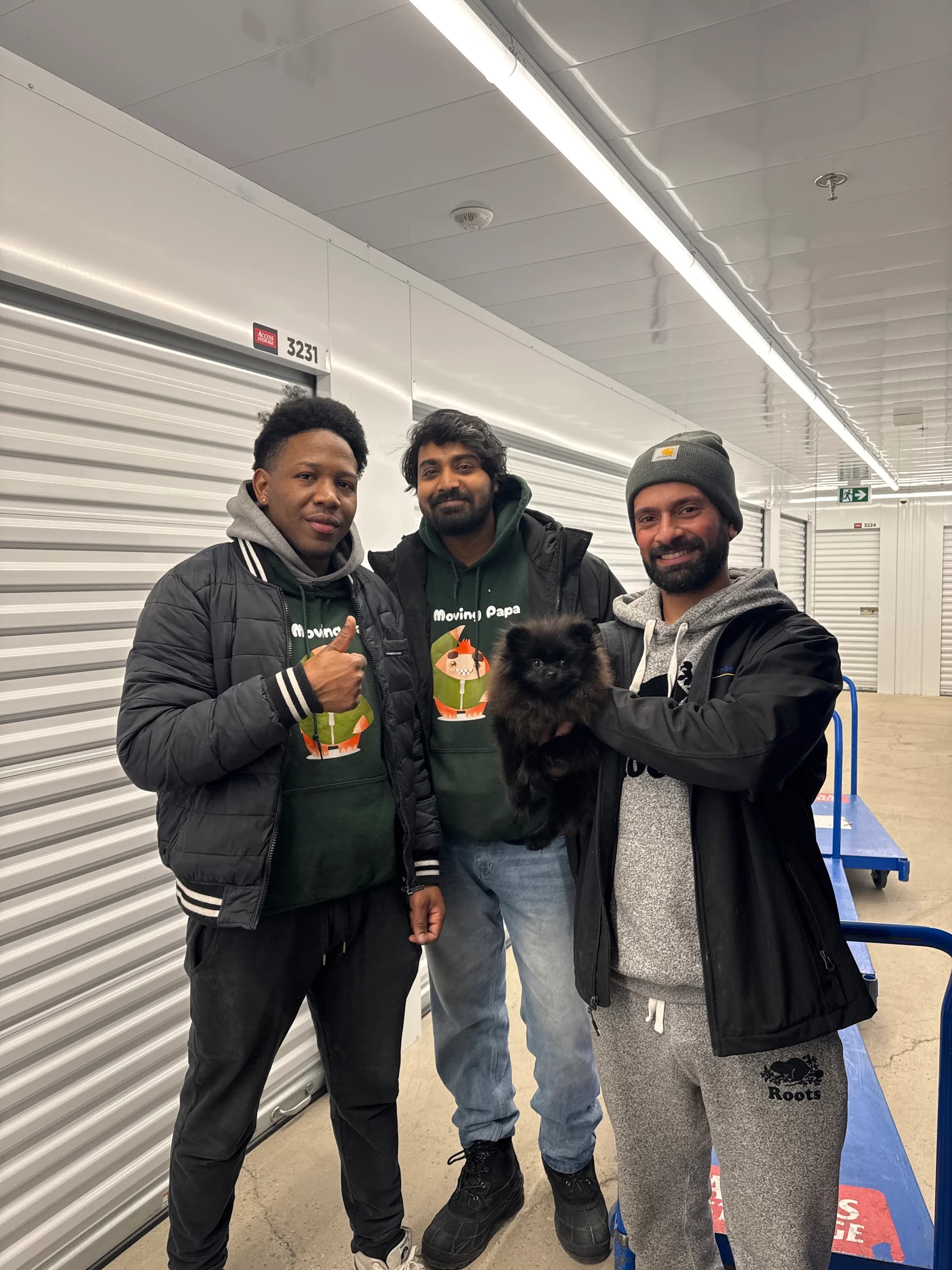 Warehouse Moving Background